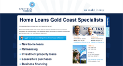 Desktop Screenshot of homeloansgoldcoast.com.au